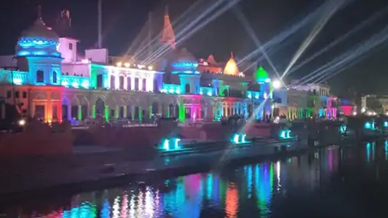 Diwali 2021, see amazing pictures of Ram Janm Bhumi Ayodhya decorated before festival