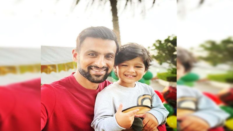 T20 World Cup 2021: Shoaib Malik and Sania Mirza celebrated his son's Izhaan 3rd birthday, see pics
