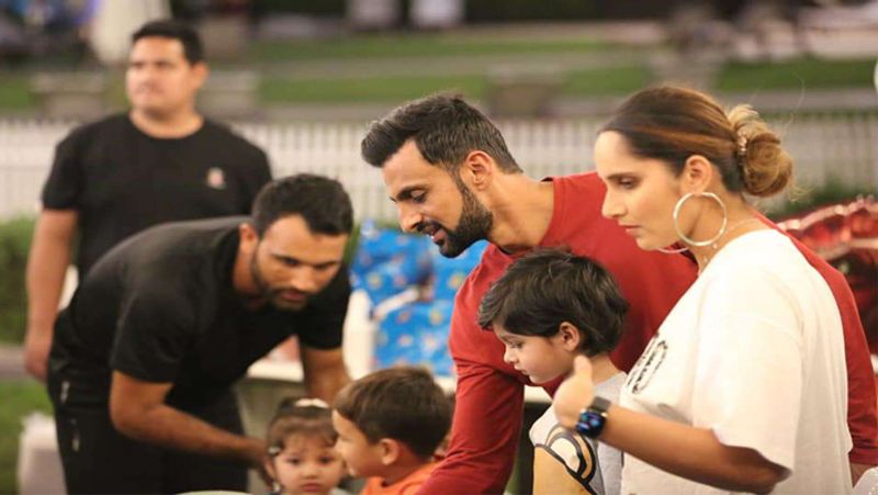 T20 World Cup 2021: Shoaib Malik and Sania Mirza celebrated his son's Izhaan 3rd birthday, see pics
