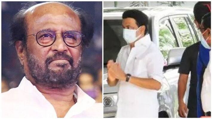 Chief Minister mk Stalin went to cavery hospital inquire about the health condition of superstar Rajinikanth Chief Minister mk Stalin went to cavery hospital inquire about the health condition of superstar Rajinikanth