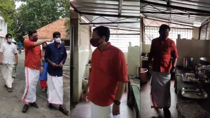 Minister riyas made sirprize visit to thycaud rest house Minister riyas made sirprize visit to thycaud rest house