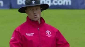 ICC World cup 2023 indian Fans react as Richard Kettleborough not part as umpire in IND vs NZ semifinal ksm ICC World cup 2023 indian Fans react as Richard Kettleborough not part as umpire in IND vs NZ semifinal ksm