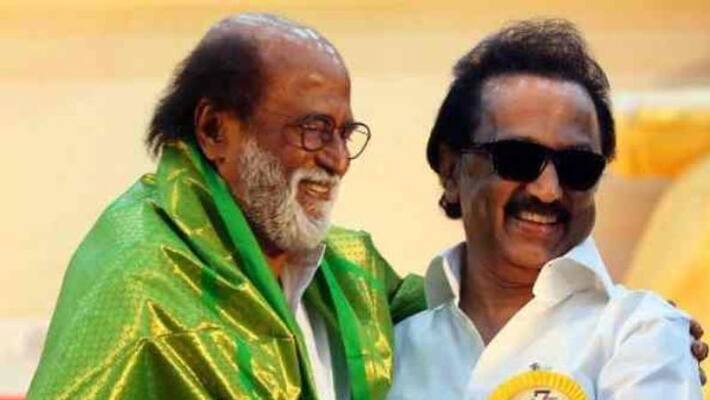 MK Stalin Visits actor Rajinikanth at Hospital in Chennai MK Stalin Visits actor Rajinikanth at Hospital in Chennai