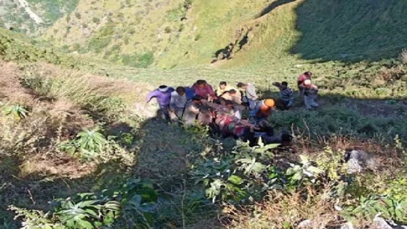 Uttarakhand Accident Dehradun Overloading fore due to accident Bolero being driven by an untrained owner it fell into ditch