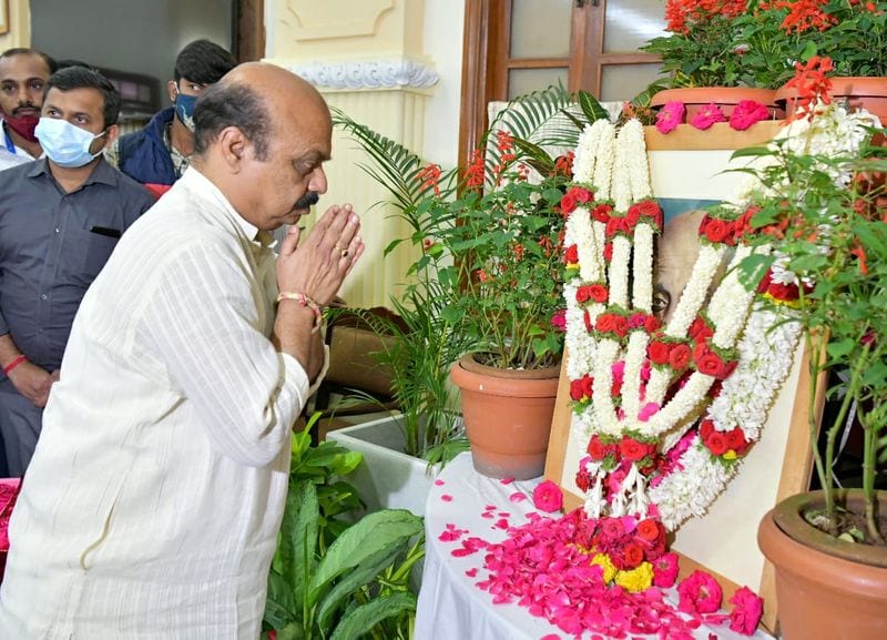 CM Basavaraj Bommai Talks Over National Unity Day grg