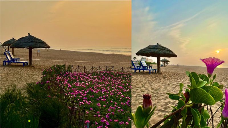 Incredible Nature Famous sand artist Sudarsan Pattnaik shared beautiful pictures of the sea of Puri on social media