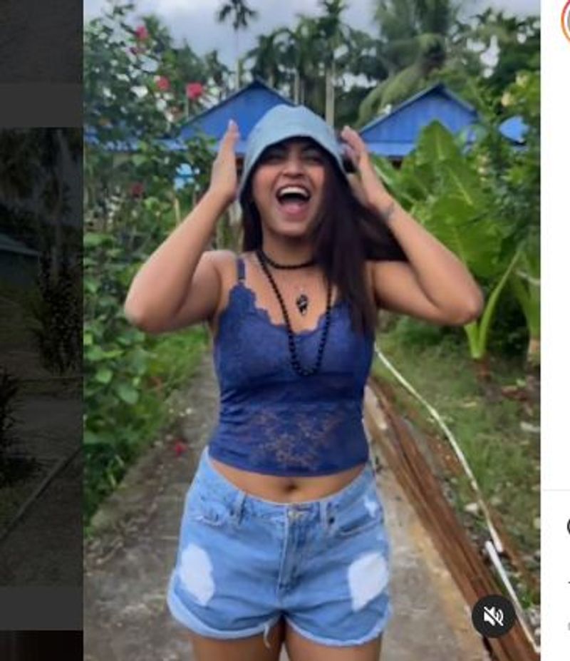 bigg boss harika hotness over load she beach vacation pics viral