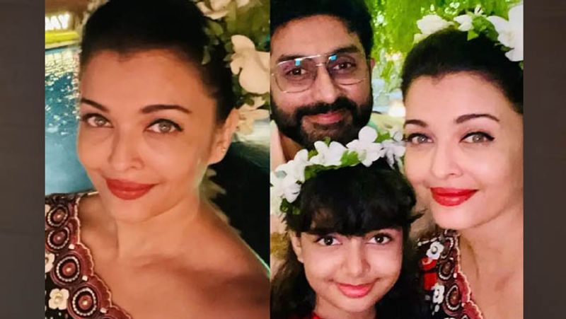 aishwarya rai celebrate her birthday with husband abhishek bachchan and daughter