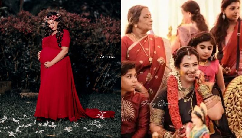 Sowbhagya Venkitesh shared her maternity photoshoot pics