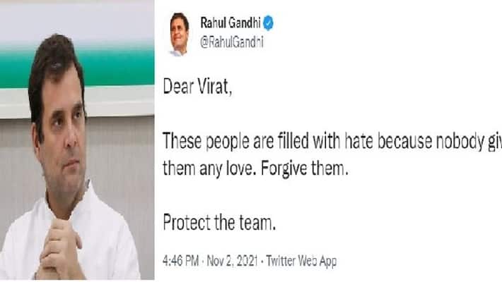 rahulgandhi supports virat kholi rahulgandhi supports virat kholi