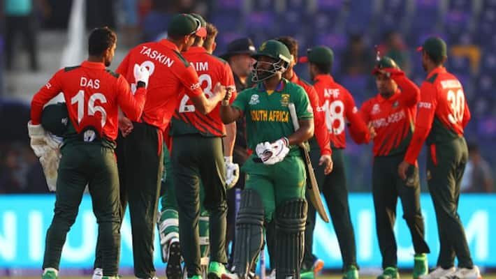 South Africa beat Bangladesh by 6 wickets in ICC T20 World Cup 2021 spb