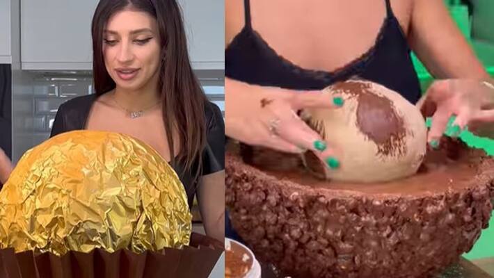 food blogger prepares big size ferraro rocher food blogger prepares big size ferraro rocher