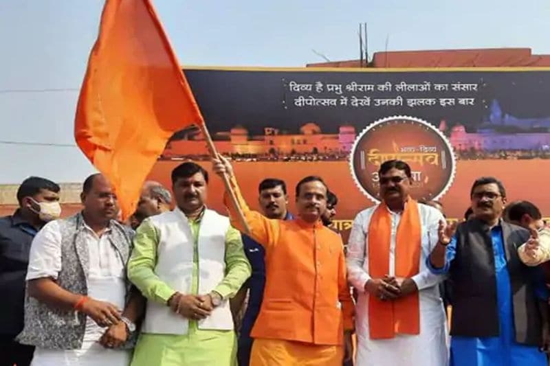 uttar pradesh, diwali 2021, deepotsav celebration in ayodhya, Devotees immersed in devotion
