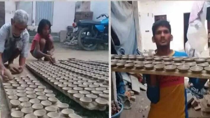 Diwali 2021, Varanasi potters will have a great festival as there made diya are been used for Ayodhya Deepotsav Diwali 2021, Varanasi potters will have a great festival as there made diya are been used for Ayodhya Deepotsav