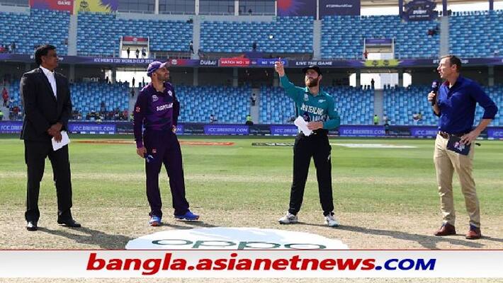 T20 World Cup 2021 - Scotland have won the toss and have opted to bowl first against New Zealand in Dubai ALB T20 World Cup 2021 - Scotland have won the toss and have opted to bowl first against New Zealand in Dubai ALB