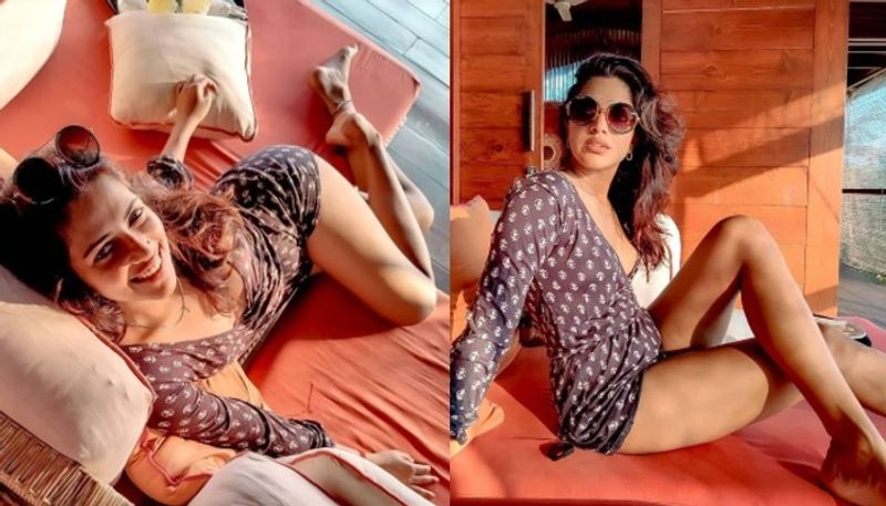amala paul thighs show in bed hot pose fire on internet