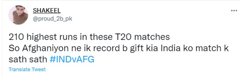T20 World Cup 2021 IND vs AFG Super 12 Cricket fraternity reacts to Team India Diwali batting display