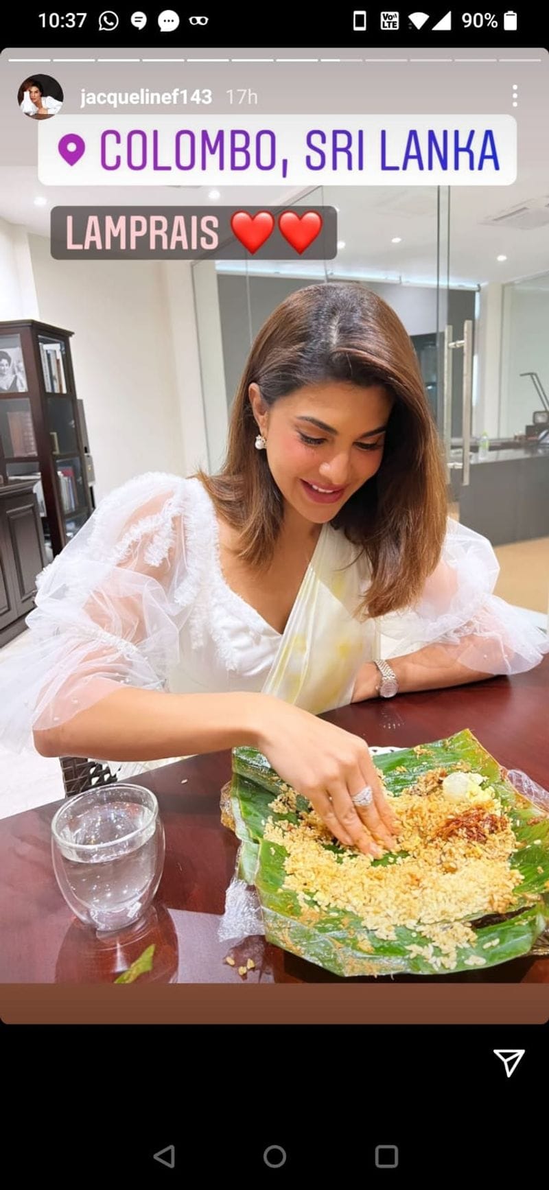 Where is Jacqueline Fernandez? What is she eating and with whom? Deets inside RCB