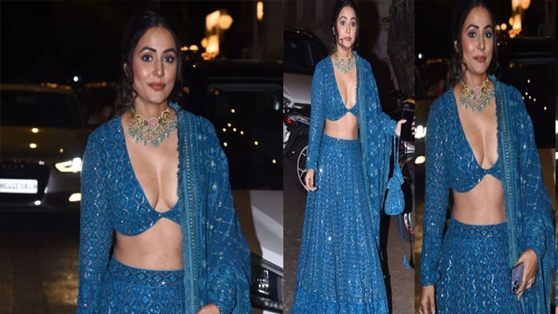 Diwali 2021 Hina Khan Harleen Sethi Karishma Tanna Look Glamorous At Ekta Kapoor Diwali Party