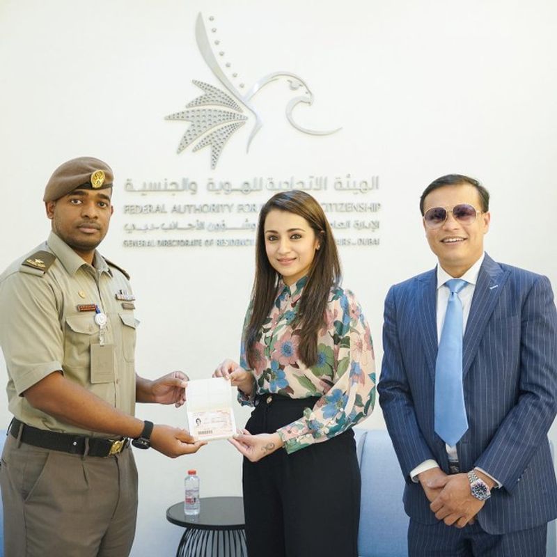 Trisha becomes first Tamil actor to receive UAEs Golden Visa dpl