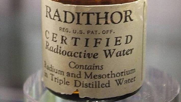 radium containing water sold as energy drink radium containing water sold as energy drink