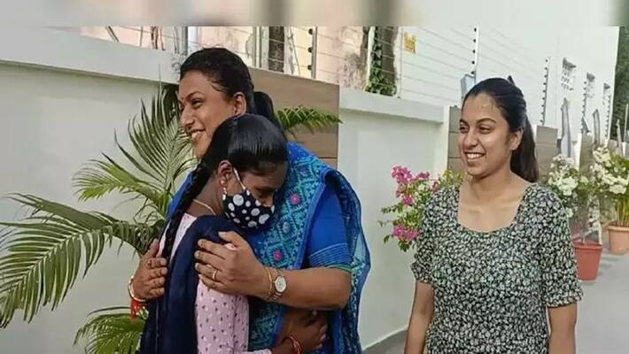 nagari mla roja shares that adopted girl good marks in neet nagari mla roja shares that adopted girl good marks in neet