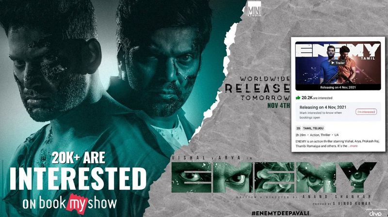 vishal arya enemy movie review