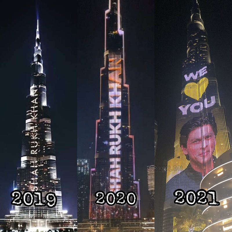 On Shah Rukh Khans 56th Birthday Dubais Burj Khalifa Lit Up And How dpl