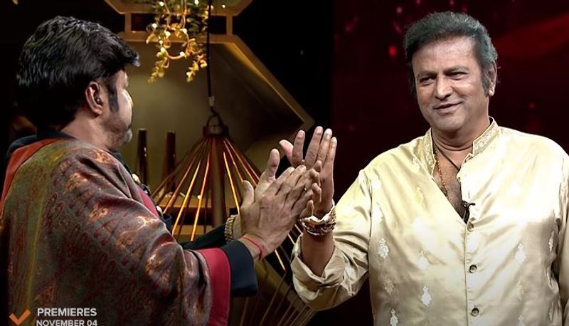 Mohan Babu comments on Chiranjeevi marriage at Unstoppable with NBK