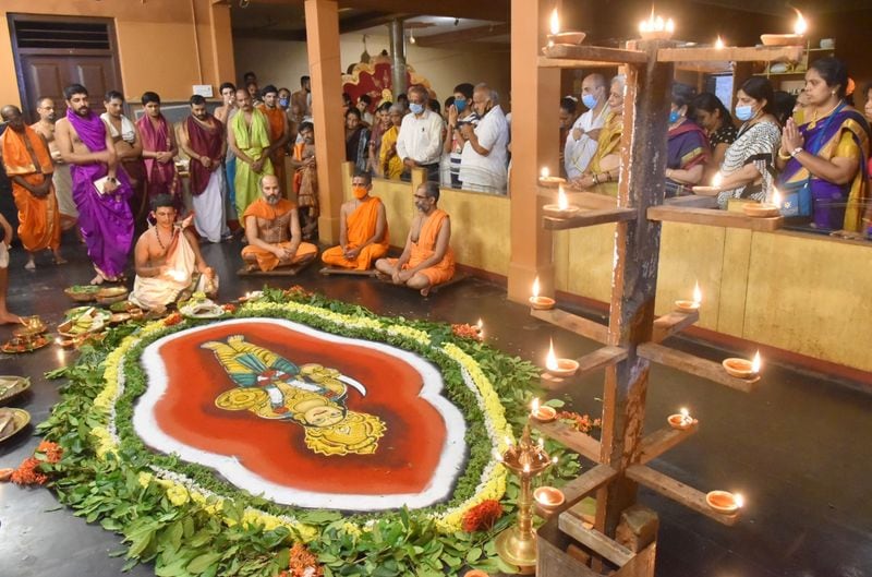 Deepavali celebration in udupi Balindra Pooja mah