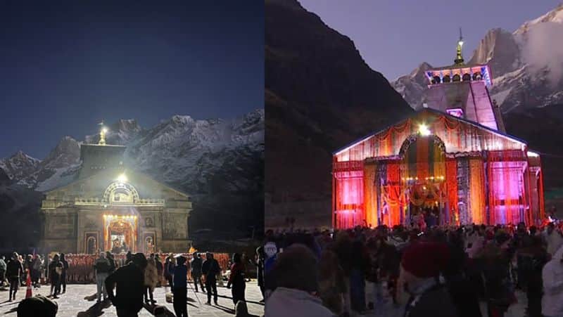 Modi Kedarnath Visit, Attractive lighting at Kedarnath on Diwali