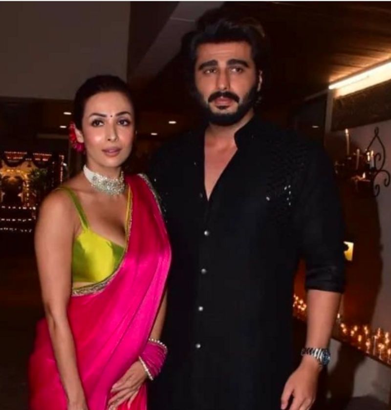 Malaika Arora with Boyfriends Arjun kapoor arrive for Anil Kapoors Diwali bash dpl