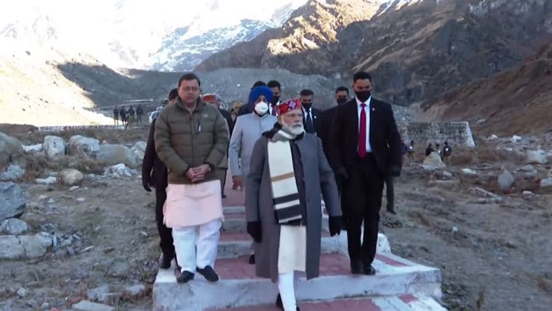 PM Modi Kedarnath Visit 15 pictures of Narendra Modi at Kedarnath Dham