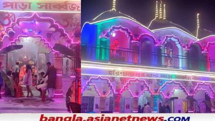 Kali Puja 2021 The theme of prevention of child marriage in Kali Pujo mandap in Malda RTB Kali Puja 2021 The theme of prevention of child marriage in Kali Pujo mandap in Malda RTB