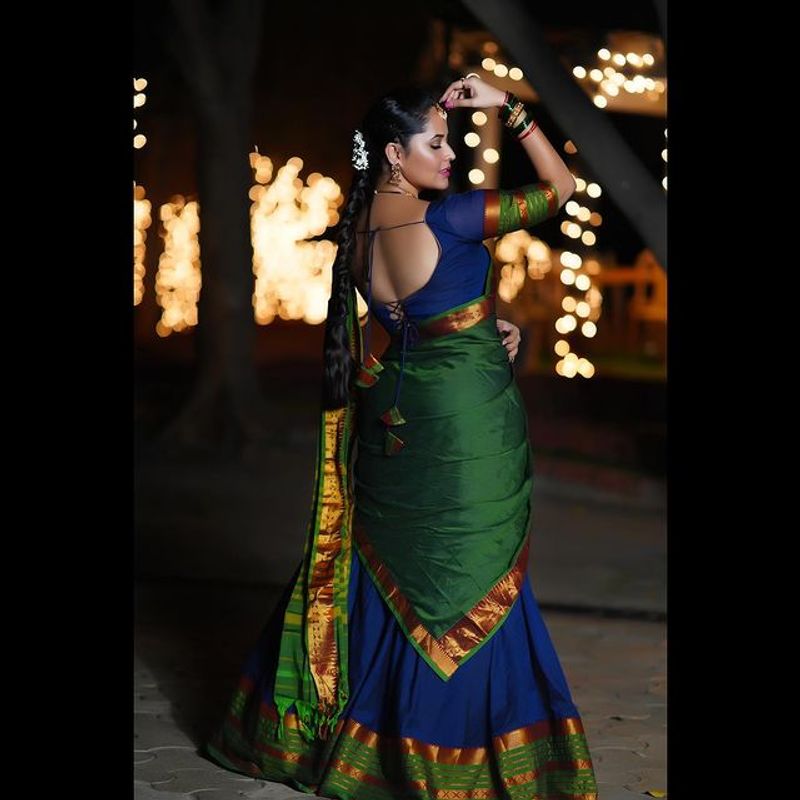 Anasuya Diwali special photoshoot for Master chef