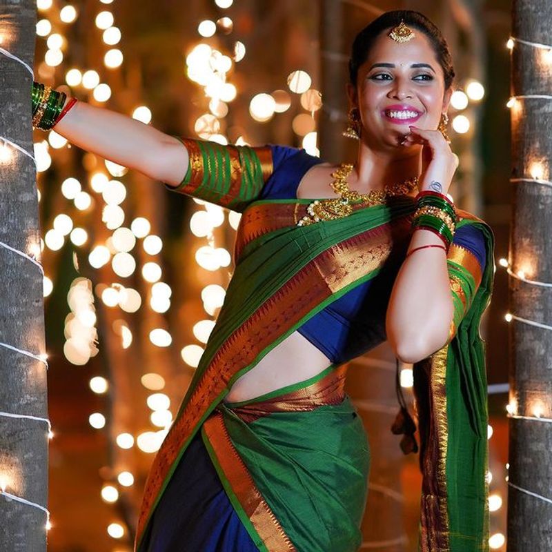 Anasuya Diwali special photoshoot for Master chef
