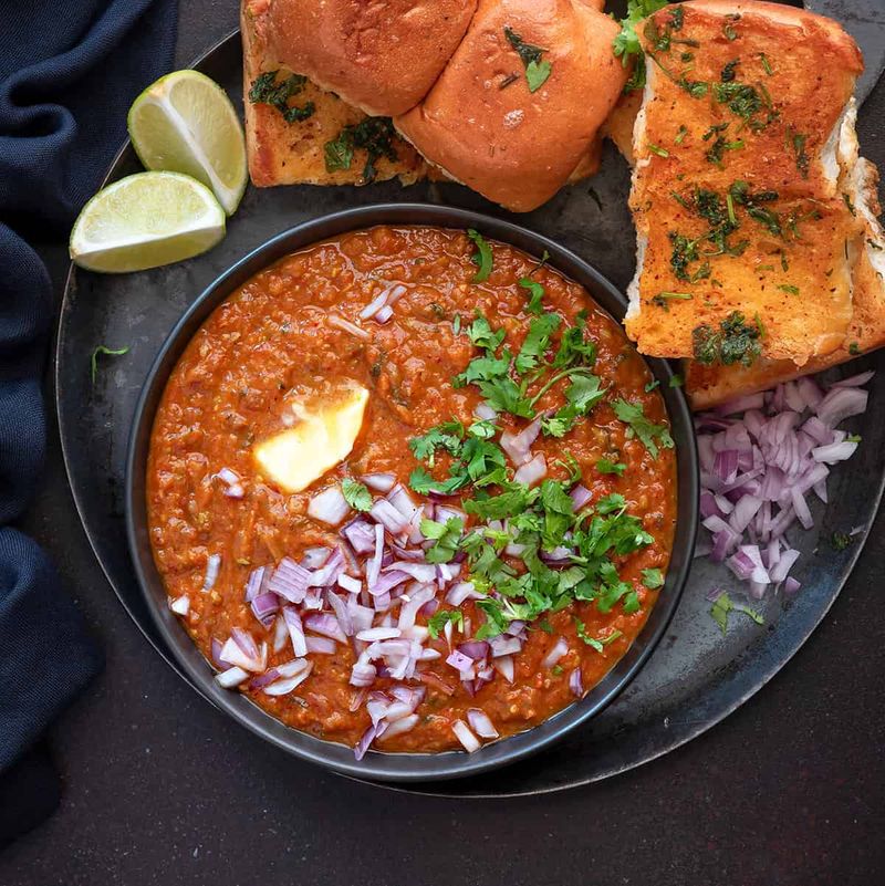 Try this tasty pav baji recipe full details are here