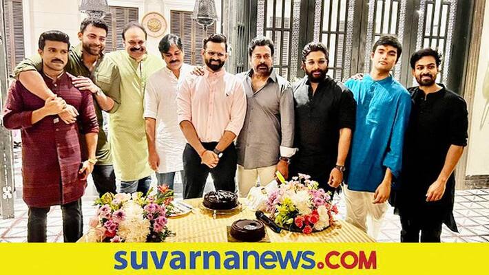 Telugu actor Sai Dharma Tej celebrates Diwali with Chiranjeevi family vcs Telugu actor Sai Dharma Tej celebrates Diwali with Chiranjeevi family vcs