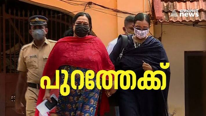 Swapna Suresh Released from jail on Bail Swapna Suresh Released from jail on Bail