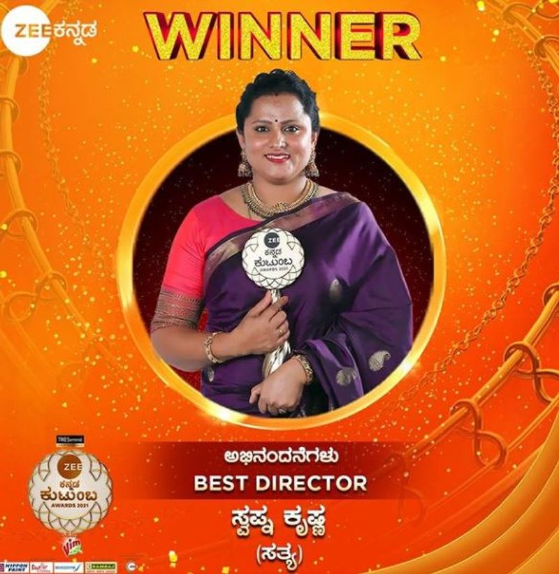 Zee Kannada kutumba awards 2021 winners vcs