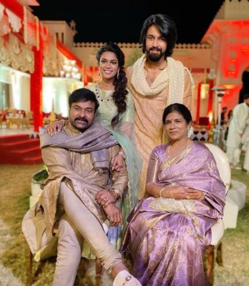Kalyaan Dhev is missing in mega photos