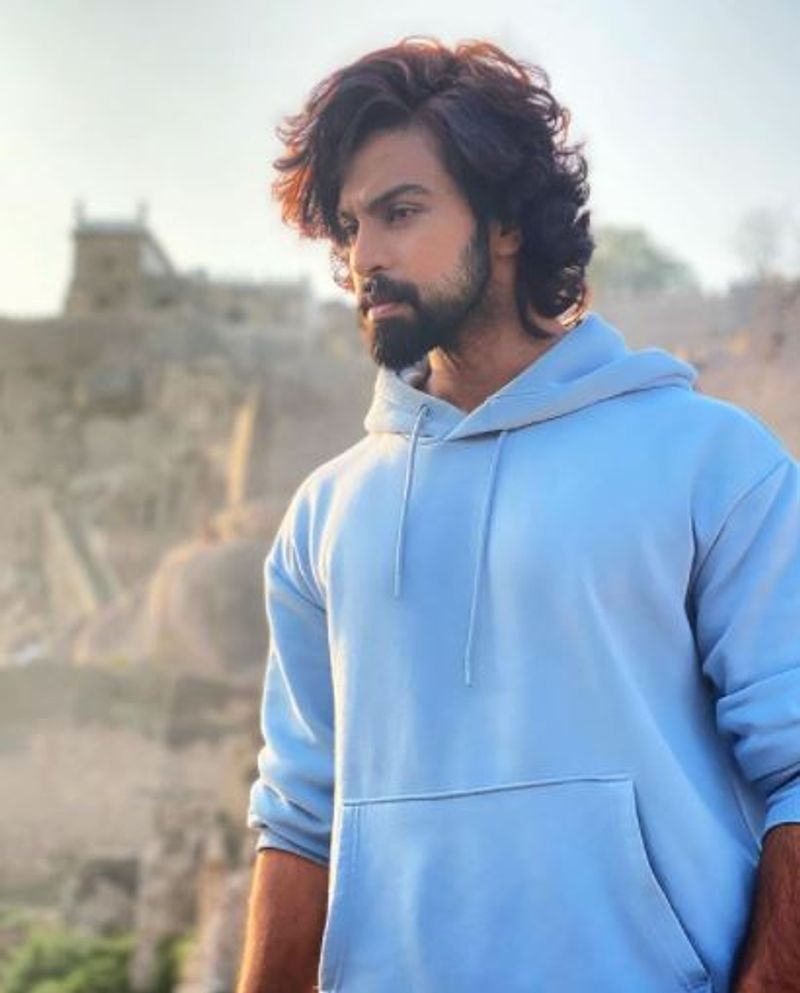 Kalyaan Dhev is missing in mega photos