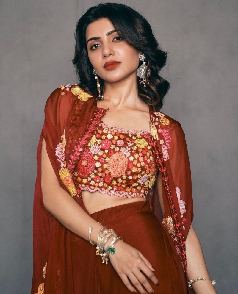 Samantha celebrate this diwali with friends family and her pets viral photos