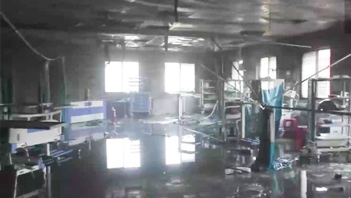 Maharashtra ahmednagar district hospital fire in icu ward on many people died kpr Maharashtra ahmednagar district hospital fire in icu ward on many people died kpr