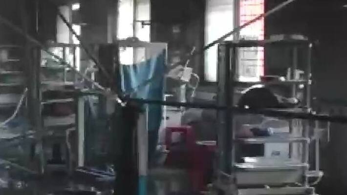 Maharashtra fire 10 covid patients die in fire at civil hospital in Ahmednagar bsm Maharashtra fire 10 covid patients die in fire at civil hospital in Ahmednagar bsm