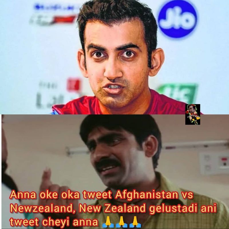 T20 Worldcup 2021: Team India fans requests Gautam Gambhir to tweet about New Zealand match