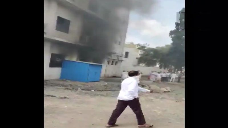 Maharashtra Ahmednagar District Hospital fire incident News update rescue underway UDT