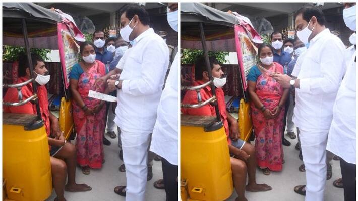 andhra pradesh dy CM alla nani humanity in camp office andhra pradesh dy CM alla nani humanity in camp office