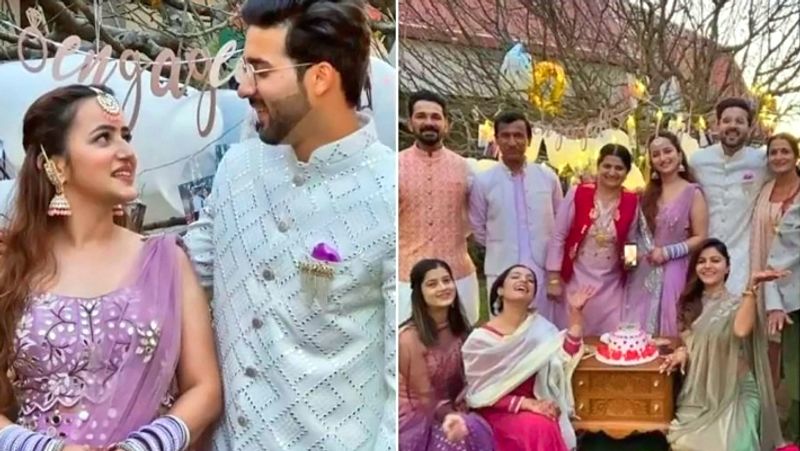 Rubina Dilaik TV actress sister Jyotika engaged to boyfriend entertainment news kpg