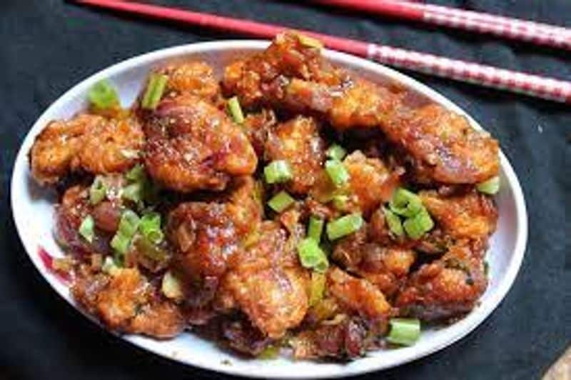 Try this tasty mushroom Manchuria recipe full details are here